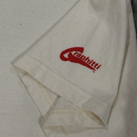 Vintage 2005 Harley Quinn Cropped T-Shirt DC Comics Graphitti Tag Size XL Y2K - Picture 5 of 5